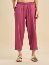 Load image into Gallery viewer, Aqua Blue Modal Chanderi Slited Printed Kurti Set With Embroidery & Liberty Cut