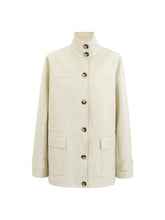 Load image into Gallery viewer, Loose Fit Stand Collar Work Jacket