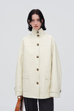 Load image into Gallery viewer, Loose Fit Stand Collar Work Jacket