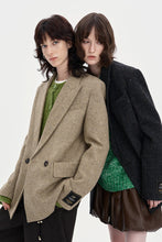 Load image into Gallery viewer, Retro old money style suit for women loose versatile suit