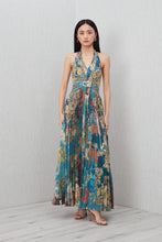 Load image into Gallery viewer, Orlina Halter Neck Maxi Dress