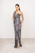 Load image into Gallery viewer, Emberline One-Shoulder Drape Gown