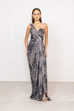 Load image into Gallery viewer, Emberline One-Shoulder Drape Gown