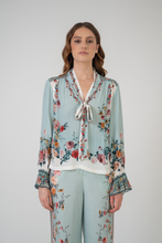Load image into Gallery viewer, Isola Neck Tie Blouse