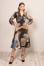 Load image into Gallery viewer, Novel Scallop Midi Dress
