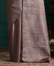 Load image into Gallery viewer, Old Lavender Pure Silk Kanjivaram Saree With Antique Zari Floral Body
