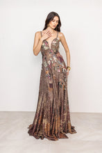 Load image into Gallery viewer, Stardrift V-Neck Gown
