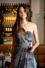 Load image into Gallery viewer, Emberline One-Shoulder Drape Gown
