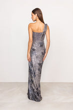 Load image into Gallery viewer, Emberline One-Shoulder Drape Gown
