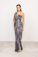 Load image into Gallery viewer, Emberline One-Shoulder Drape Gown
