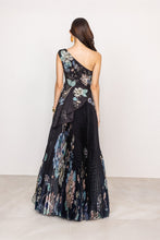 Load image into Gallery viewer, Selesta One-Shoulder Pleated Gown

