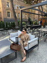 Load image into Gallery viewer, Retro old money style suit for women loose versatile suit
